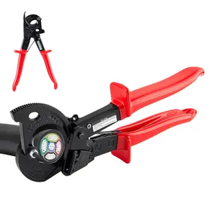 Ratcheting Cable Cutter, 10" Wire Cutter Heavy Duty, Strong Silicon-Manganese Spring Steel Blade – for Cutting Up to 240 mm² / 473 MCM Electrical Wire