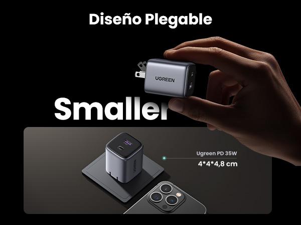 UGREEN Nexode 35W Super Fast Charger. Fits iPhone 17,16,15 Pro Max, Samsung S25 Ultra & more. GaN tech. Charging wonder!--TikTokShopBlackFriday ,Tiktokshopstockup