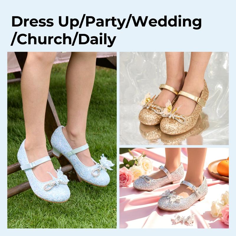 PATPAT Girls Cowgirl Boots,Embroidered Pointed Toe Cowboy Boots with Side Zipper Western Riding Shoes for Little Kid/Big Kid