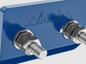 Nilight Trailer Hitch Tightener for 2 Inch Trailer Hitches Hitch Mount Anti Rattle Heavy Duty Steel with Rubber Cover Blue U Bolt Glossy Coating Plate Electrophoresis Anti-Rust Triple Protective