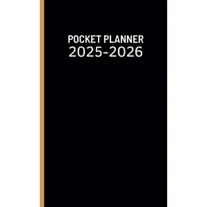 Pocket Planner 2025-2026: Small 2-Year Monthly Schedule Organizer for Purse Paperback – September 17, 2024