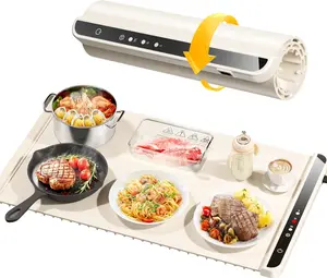 Warming Mat for Food,Food Warming Mat,Electric Warming Tray for Buffets Party and Home Daily Use,Heating Fastly in 10s,Portable Design,Timed Function for Your Family.