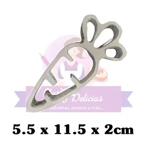 Carrot Rosette Mold / Zanahoria Molde Buñuelo