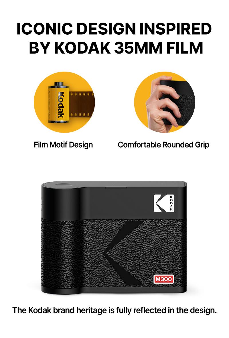 KODAK Mini 3 ERA 4PASS Portable Photo Printer (Printer + Initial 8 Sheets + 60 Sheets)