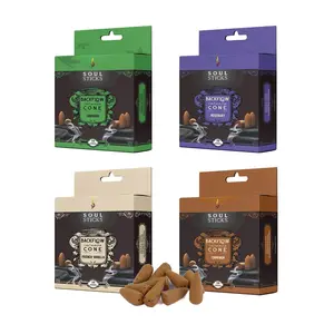 Soul Sticks Nature's Love Assorted Backflow Cones - 4 Pack