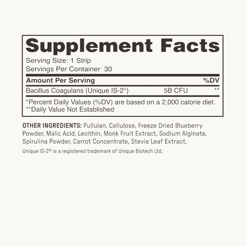 Culture Club – Rapid Dissolve Probiotics – Gut Health, Digestion & Regularity Support (30 Strips)