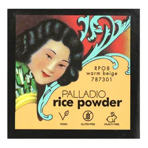 Palladio Rice Powder, Warm Beige RPO8, 0.60 oz (17 g) Palladio Rice Powder, Warm Beige RPO8, 0.60 oz (17 g)