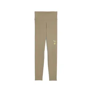 PUMA Womens X Alex Toussaint Shapeluxe High Waist 78 Athletic Leggings Casual - Brown