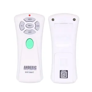 Anderic RR7080T (UC7080T) Ceiling Fan Remote Control for Hampton Bay | CHQ7080T | Up Light | Down Light | Reverse