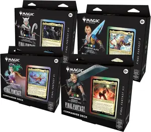 Magic: The Gathering Final Fantasy Commander Deck Bundle (Includes All 4 Decks)
