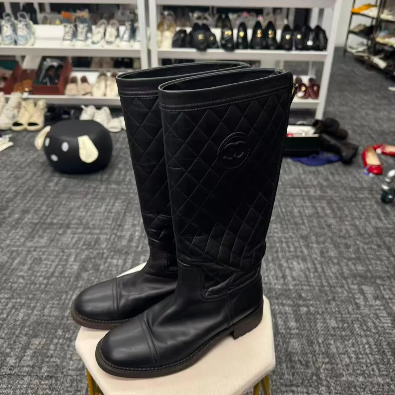 RDLT-chanel boots size38.5-H38373