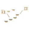 VEVOR Wall Mounted Cat Shelves,  , Cat Wall Shelves and Perches with Jumping Boards, Cat Beds, Hammocks & Cat Tree, Cat Furniture and Shelves up to 40 lbs for Sleeping, Playing, Climbing, Set of 9#SohoChic,familyfun
