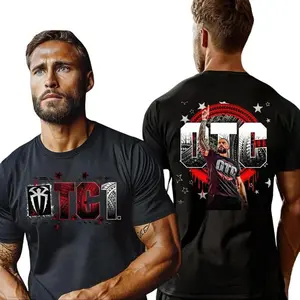 Roman Reigns OTC T-Shirt, Roman Reign Smackdown Wrestling Tee, 100% Cotton, Sports Shirt, W.W.E, Workout Tshirt, Unisex, Graphic, Fitted - Menswear, Top