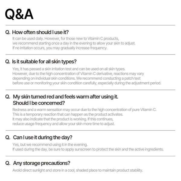 [NEW] Vitamin C Cream 1.01 Fl. Oz. / 30ml Lightweight Radiance Non-Sticky Low-Irritation Cream for Sensitive skin Korean Glass Skin Care