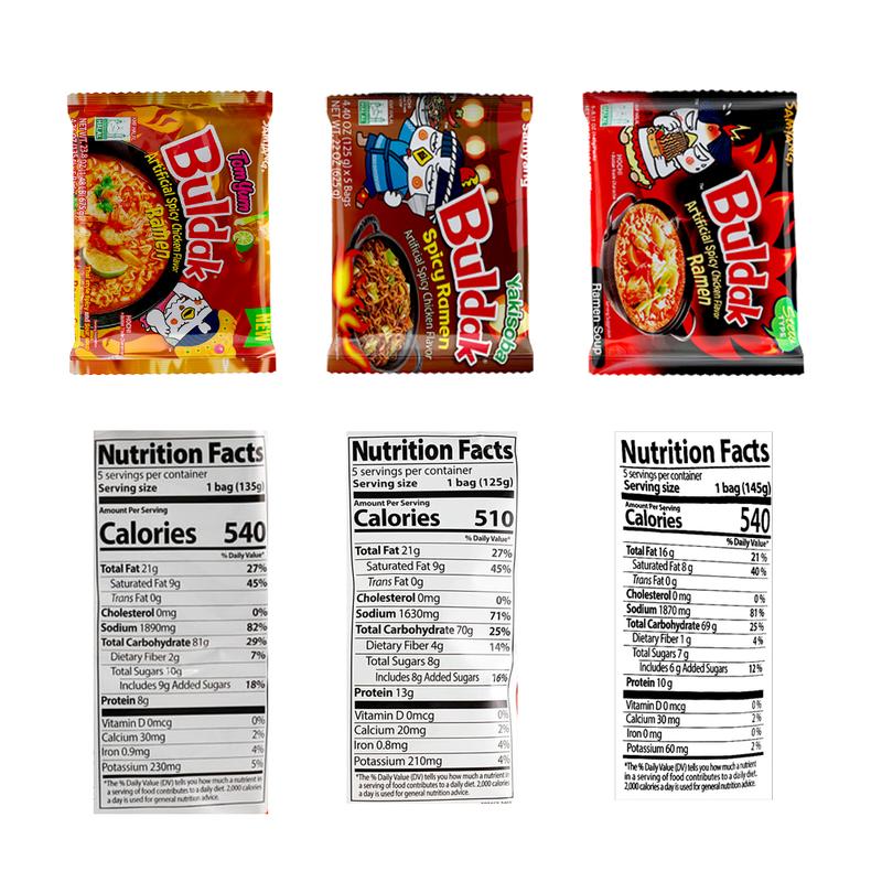 SAMYANG Buldak Spicy Chicken Ramen 12 Packs 11 Flavors Korean Imported Cheese Spicy Fire Chicken Noodles Delicious Instant Food