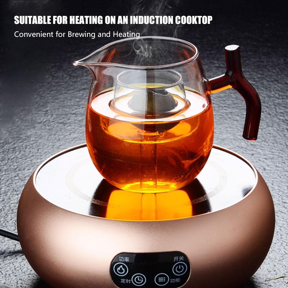 Nancy Tangerine Tea Ball Heat-Resistant Kung Fu Glass Pitcher With Filter And Lid