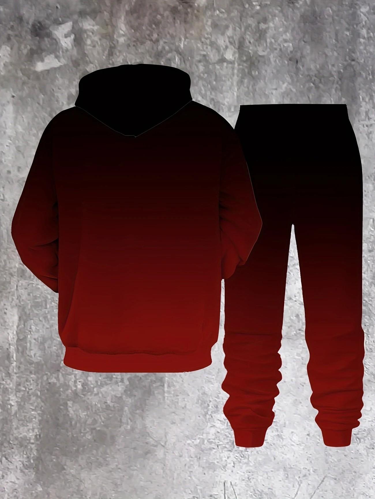Trendy velvet hoodie set with personalized patterns, simple, versatile, and casual, perfect for everyday wear