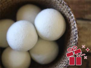XL Wool Dryer Balls New Zealand Premium Organic Fabric Softener Chemical-Free Baby Safe Hypoallergenic Static Wrinkle Reduction Reusable Dryer Balls