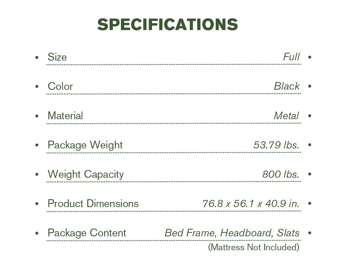 MUTICOR Twin/Full/Queen/King Size Bed Frame with Upholstered Headboard, 【Frame Only No Mattress】Platform Bed Frame with Metal Slats, Button Tufted Square Stitched Headboard, Noise Free, No Box Spring Needed#TikTokShopBacktoSchool