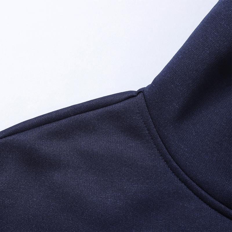 Men's Fleece Hooded Sweater with Warm Lining Multi-Pocket Zipper Closure for Autumn Winter Casual Wear