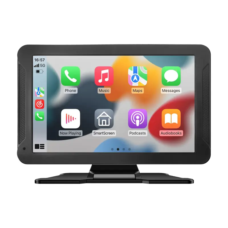 2026 New 7-inch Wireless Car Display With Built-in Audio System, Ultra HD Touchscreen, 1080P Backup Camera, Dashcam, Wireless Connectivity, GPS Navigation, Supports CarPlay And Android Auto, Mirror Link, FM Radio, AUX/USB/TF Ports. Fits All Vehicle
