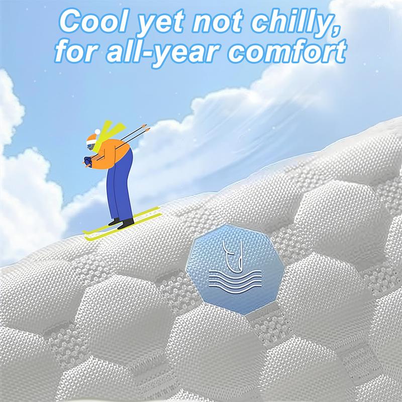 2PCS Raybee Luxury Neck Pillows -Queen Size ,Adjustable Hotel Quality Pillow for Sleeping,Breathable Fabric with Gentle Massage Dots,Festival gifts, Decor Bedroom Accessories [Black Friday]