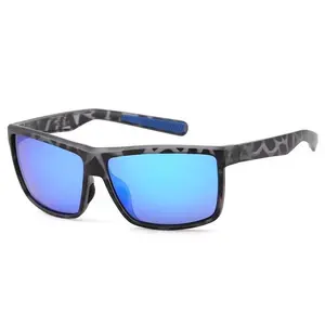 RIC Black-Blue Polarized Sunglasses For Fishing, Boating and Beach Men and Women Glasses