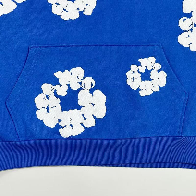 DENIM TEARS Men's Fashionable Foam Cotton Printed Hoodie & Sports Suit European American Style Comfortable Durable Versatile All Seasons