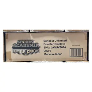 Crimson Rampage My Hero Academia CCG Series 2 Sealed CASE of 6 Boxes