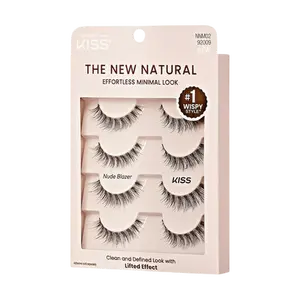 Kiss The New Natural Lash 4-Pair Multipack - Nude Blazer
