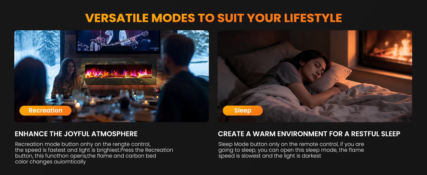 Electric Fireplace Insert, Wall Mounted & Recessed Fireplace,1500W Freestanding Fireplace Heater with Remote & Touch Panel Control, 12H Timer for Indoor use, Adjustable Flame Effect Electric Fireplace Insert, Wall Mounted & Recessed Fireplace,1500W Freestanding Fireplace Heater with Remote & Touch Panel Control, 12H Timer for Indoor use, Adjustable Flame Effect