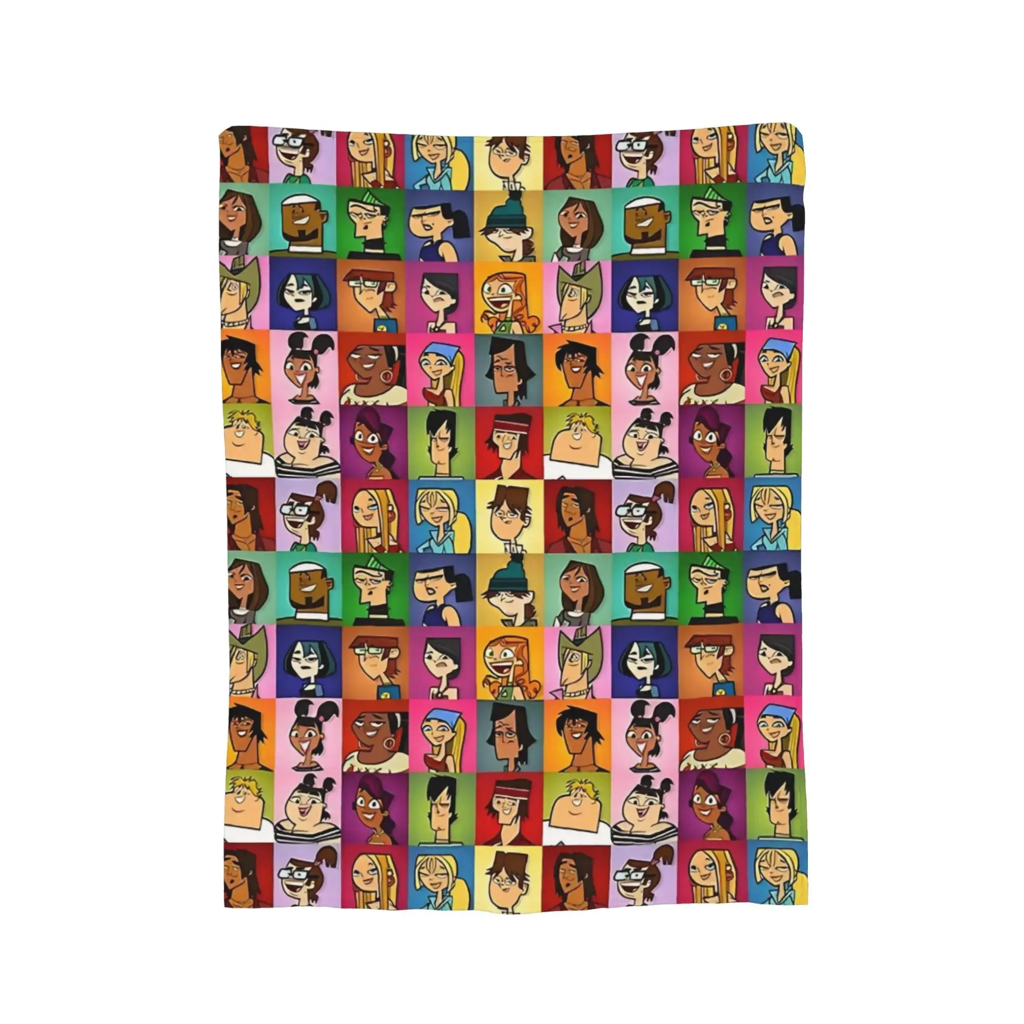 Duncan Total Drama Fleece Blanket, All-Season Breathable Ultra-Soft Throw Blanket for Sofa, Outdoor, Long Fluffy Lightweight Blanket