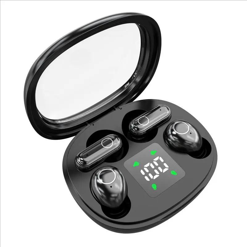 summerwins True Wireless Earbuds, In-ear Active Noise Cancellation Wireless Headphones, Bluetooth 5.4 Audio Device with Digital Display, Battery-powered Lightweight Gaming Headset for Running, Fitness, Battery-Powered Wireless Headphones