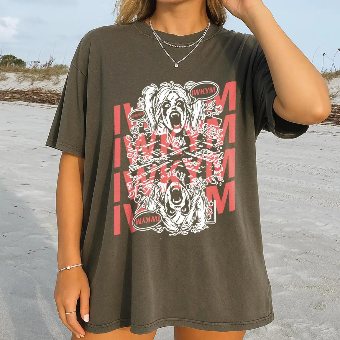 Dungeon Crawler Carl, Samantha IWKYM, Comfort Colors shirt, matt dinniman, princess donut, samantha iwkym, matt dinniman, boxy crop tshirt, merch gift, princess donut, carl mongo no, litrpg booktube, bookstagram booktok, time to pay, daddy tax,