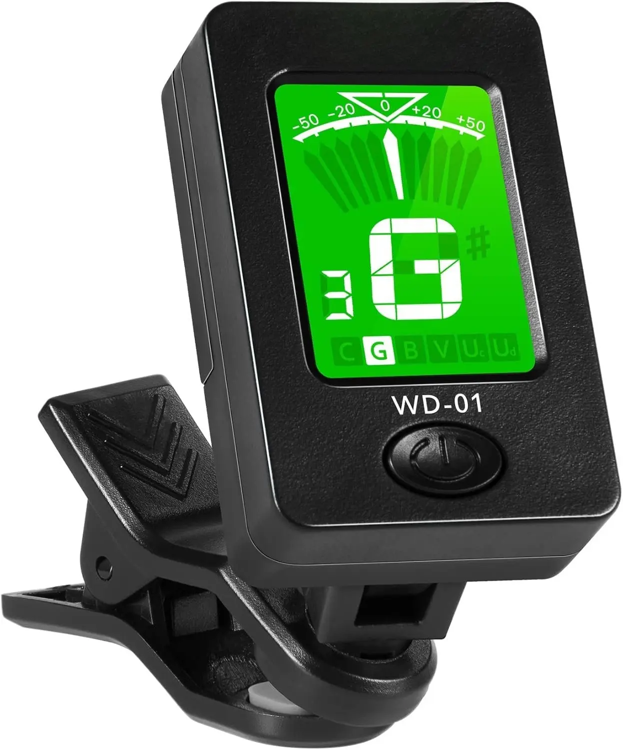Guitar Tuner Clip on Ukulele Violin Tuner - Chromatic Tuner for Bass Electric Acoustic Guitar Tuner