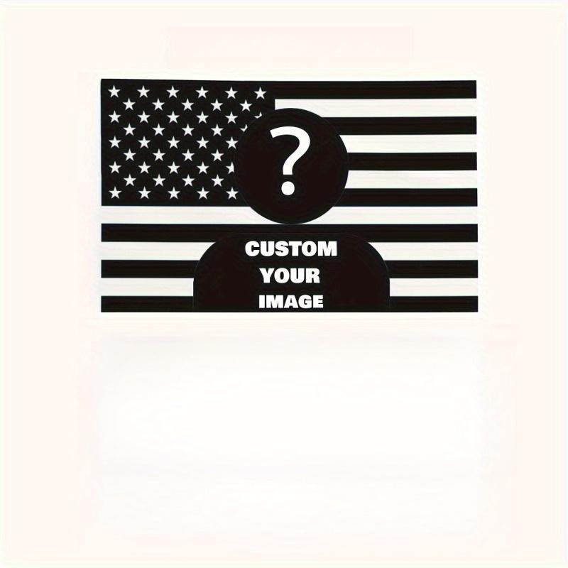 Customizable American Flag Tapestries - 1PC Personalized Black Flag for Home and Outdoor Decoration - Perfect for Living Rooms, Dormitories Velvet