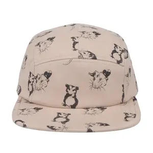 Opossum 5 Panel Hat Camp Cap | Outdoor Streetwear Hat | HatPhile