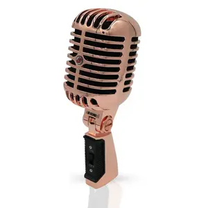 5 Core Retro Dynamic Vocal Iconic Microphone Vintage Style Classic Cardioid Unidirectional Mic