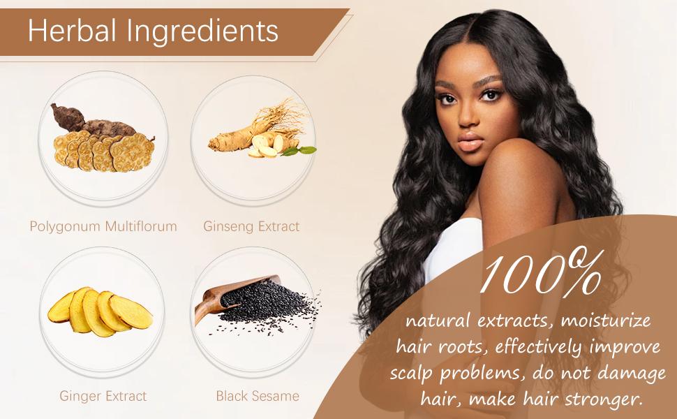 Natural Blonde Brown Hair Dye Shampoo 3 in 1, Hair Instant Dye Shampoo to Cover Gray Hair for Women Men, Herbal Ingredients Brown Shampoo Hair Dye 200ML, Magic Coloring Shampoo for Painting Hair, Shampoo Para Canas