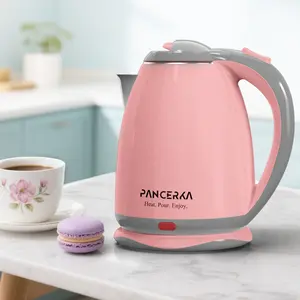 PANCERKA Electric Kettle 1.8L 1000W, BPA-Free Auto Shut-Off Tea Kettle & Electric Tea Pot, Fast Heating Anti-Scald Design for Coffee, Tea, Hot Water
