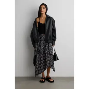 VEGAN LEATHER BOMBER JACKET