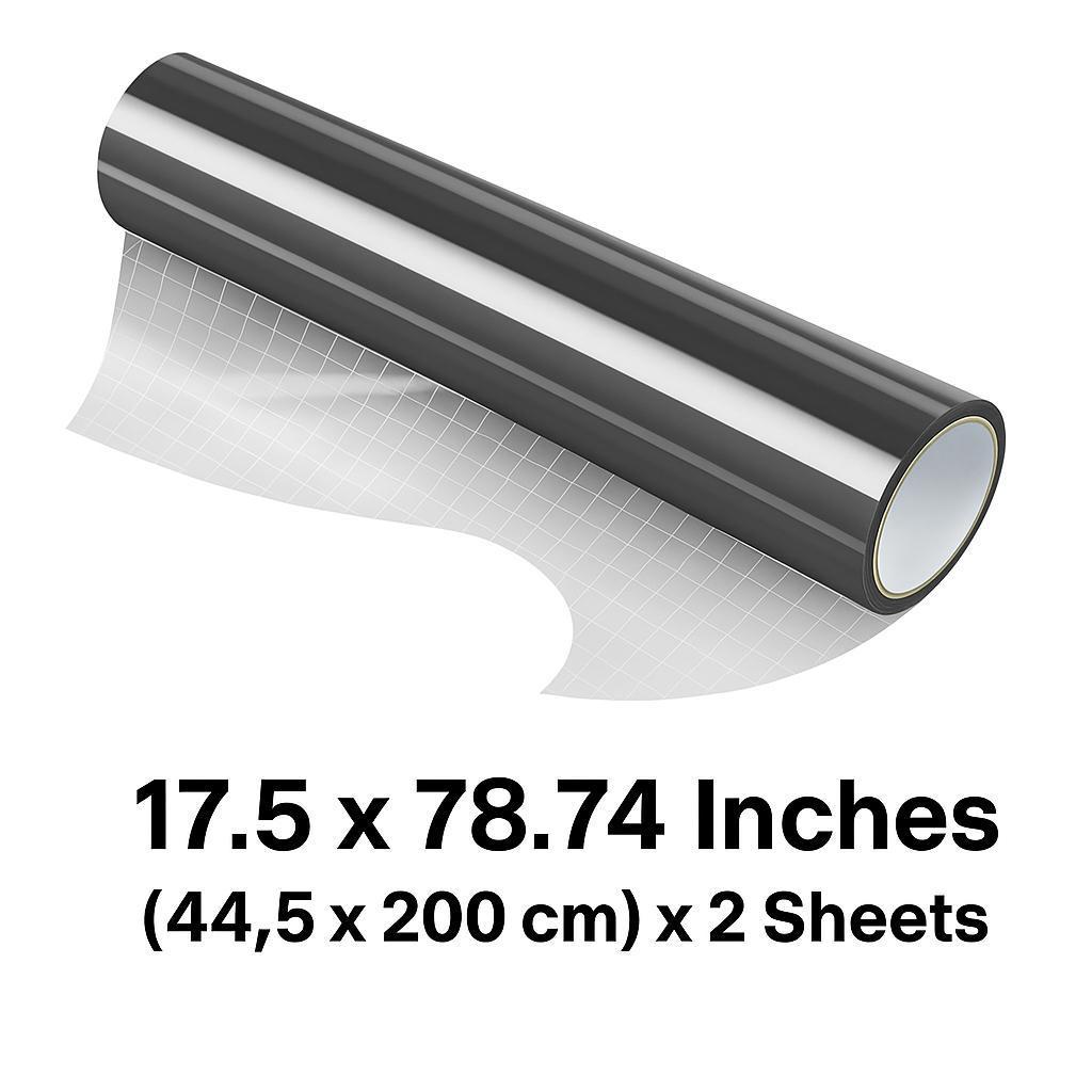 Window Privacy Film One Way, Reflective Mirror for Daytime Home Office Use, UV Sun Blocking, Heat Control17.5 x 78.74 Inches