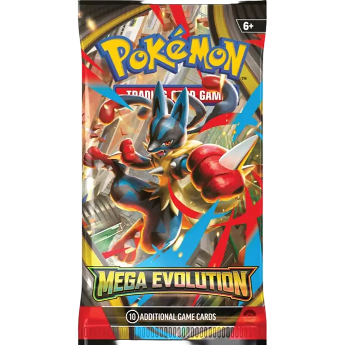 Pokemon Mega Evolution English Sealed Booster Box - 10-Card Non-Sports Trading Cards Pack Collectible