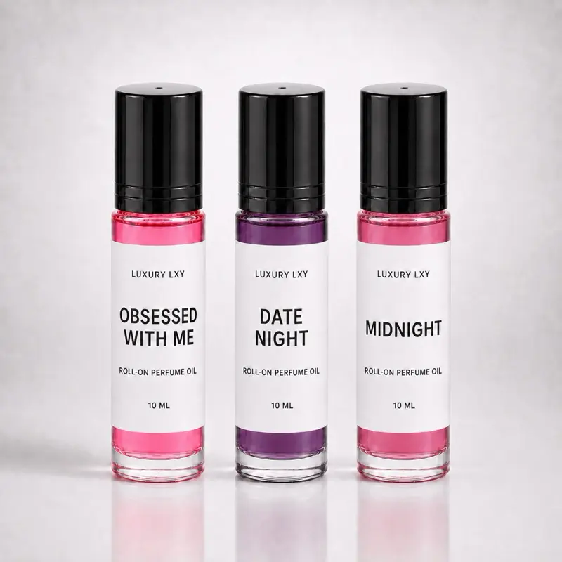 ATTRACTION ROLL ON OIL TRIO: MIDNIGHT, OBSESSED WITH ME, DATE NIGHT  - LUXURY LXY