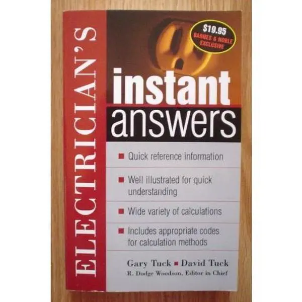 USED Book - Electrician's Instant Answers by Gary Tuck and David Tuck (Paperback) - english