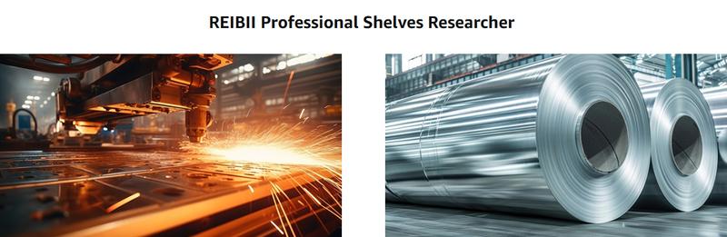 Raybee Garage Shelves Classic 5-Tier W30N Metal Storage Shelving Unit Height Adjustable Versatile Utility Rack for Warehouse Organizing Pantry Kitchen Organiser