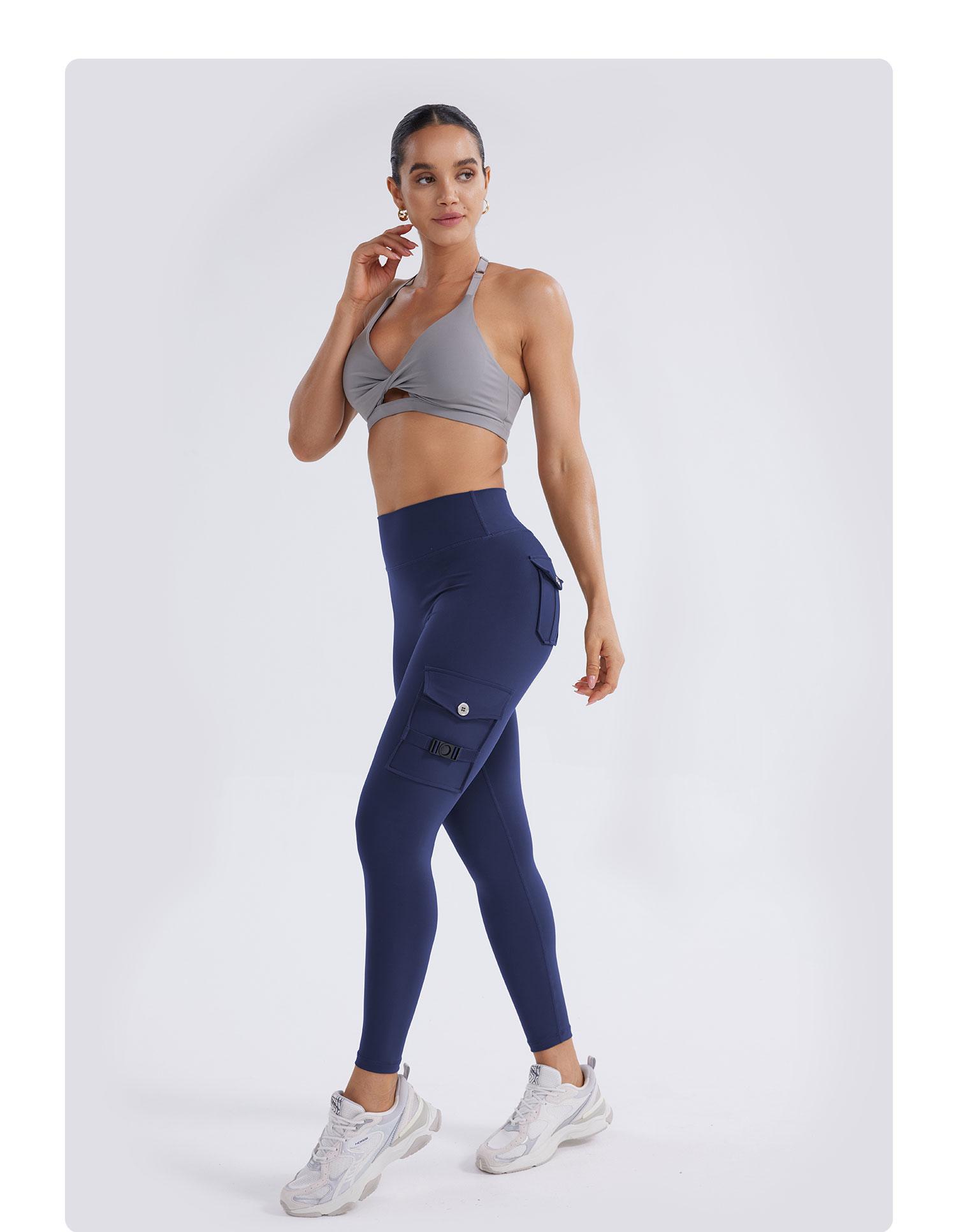 YEOREO CoreFlex Workout Cargo Leggings with Pockets for Women Hidden Scrunch Butt Lifting Leggings Gym Yoga Pants SpringStatements