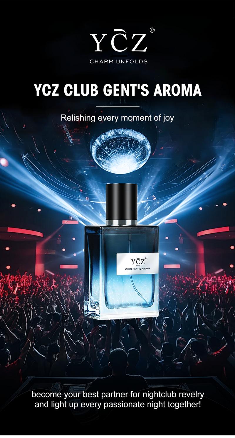 YCZ Club Gent's Aroma Men's Perfume 100ml Long Lasting Cologne Eau De Toilette Edp Spray for Nightclub Enthusiasts Bold Electric Scent