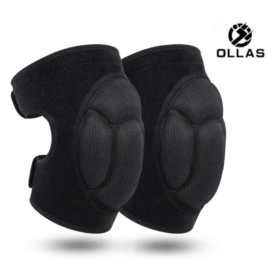 Adult Knee Pads for Gardening, Anti-Slip Collision Avoidance Kneepads with Thick EVA Foam, for House Cleaning, Construction Work, Volleyball, Football Dance Knee Sleeve, 1 Pair (Black)