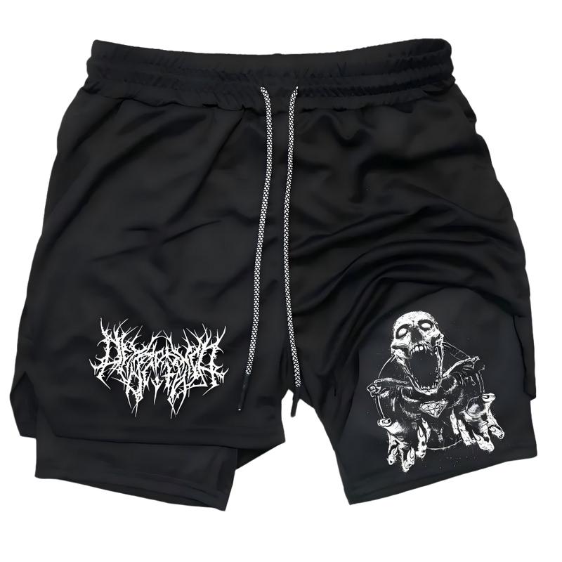 Anime-Style Sports Shorts for Men Two-Piece Double-Layer High-Quality Polyester Quick-Dry & Breathable 20 Versatile Styles Multi-Function Anime-Style Sports Shorts for Men Two-Piece Double-Layer High-Quality Polyester Quick-Dry & Breathable 20 Versatile Styles Multi-Function